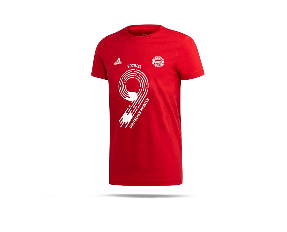 Adidas Fc Bayern Munchen Meistershirt 2021 Rot Hk2021 Fanartikel Fanshop