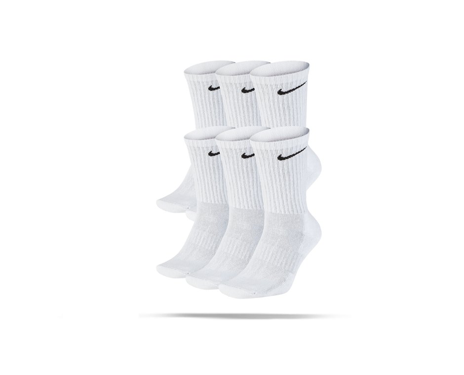 NIKE Everyday Cushion Crew Socken 6er Weiß in (100) Pack