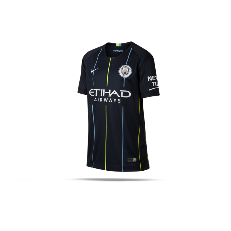 NIKE Manchester City Trikot Away Kinder 18/19 (476) in Blau