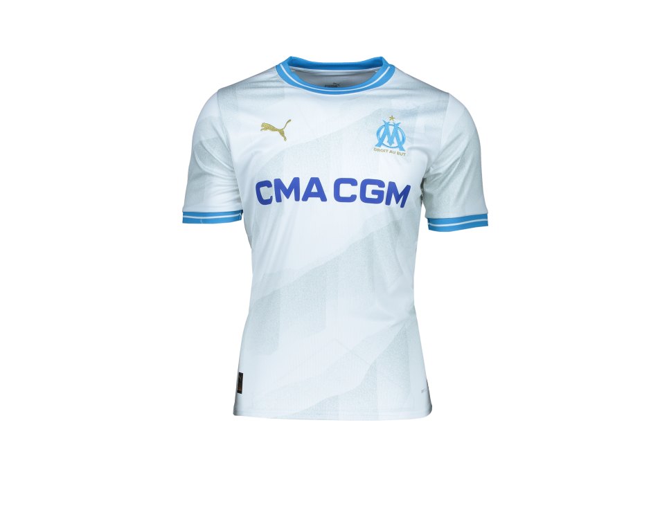 PUMA Olympique Marseille Shirt Home 2021/2022 Kids - White