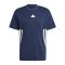 adidas 3S REG T-Shirt Blau - blau