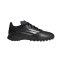 adidas F50 League TF Kids Dark Spark Schwarz Grau - schwarz