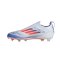 adidas F50 Pro LL FG Advancement Kids Weiss Rot - weiss