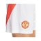 adidas Manchester United Short Home 2024/2025 Weiss - weiss