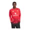 adidas Manchester United Trikot Langarm Home 2024/2025 Rot - rot