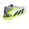 adidas Predator Accuracy.3 IN Halle Crazyrush Kids Weiss Schwarz Gelb - weiss