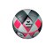 Erima Hybrid Match Spielball Silber Rot - silber