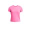 Under Armour Launch T-Shirt Pink Damen - pink