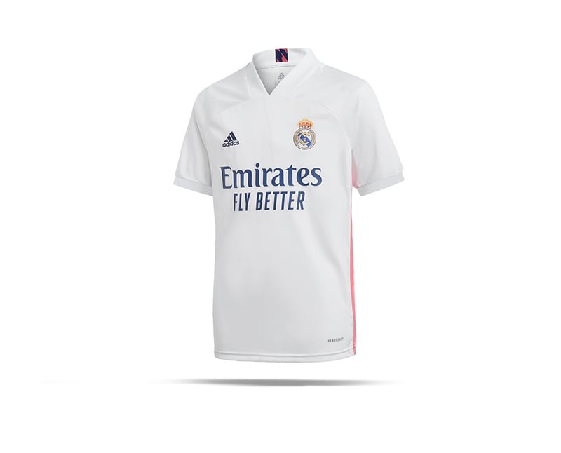 adidas Real Madrid Trikot Home 20/21 Kinder (FQ7486) in Weiß