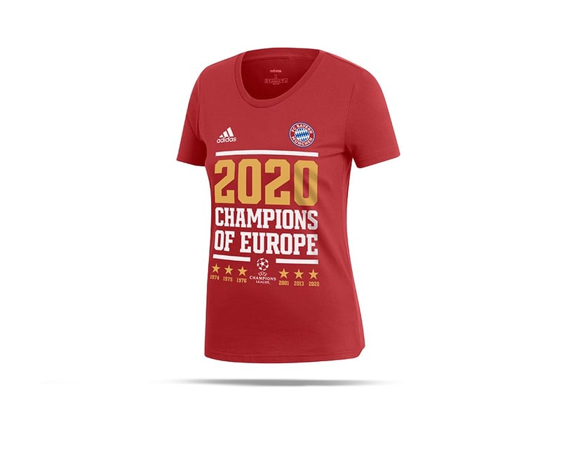 adidas FC Bayern München UCL 2020 T-Shirt Damen (H58205) in