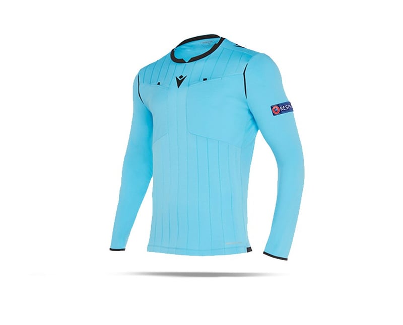 Macron Uefa Referee 19 Trikot Langarm 58014340 In Blau