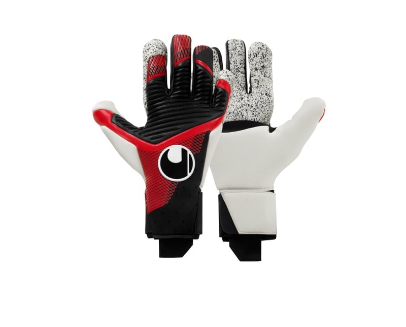 Powerline | Rot F01 Supergrip+ Schwarz HN Equipment Flex Uhlsport TW-Handschuhe