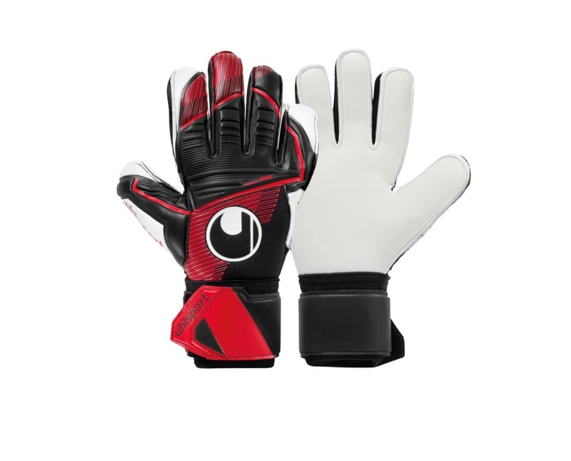 Uhlsport Powerline F01 TW-Handschuhe | Rot Supersoft Schwarz Equipment